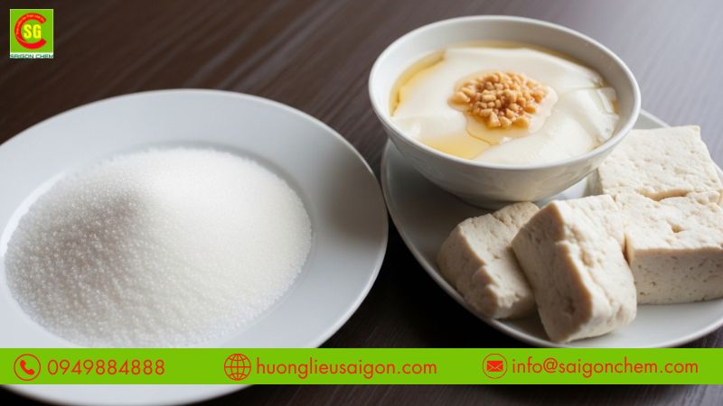 Giới thiệu về đường nho Ph&aacute;p l&agrave;m đậu hũ