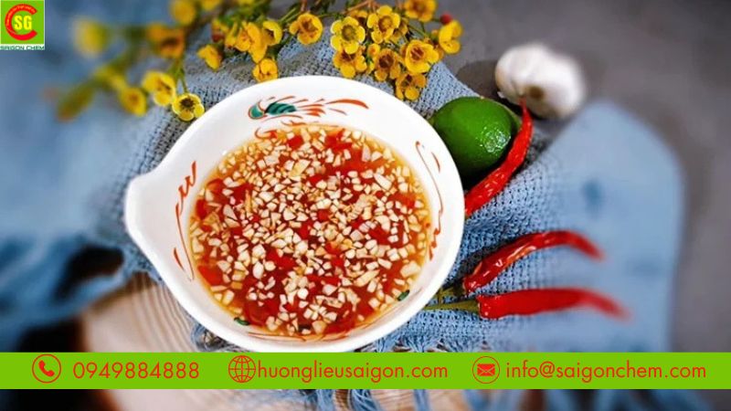 Ứng dụng hương nước mắm cá cơm làm nước chấm