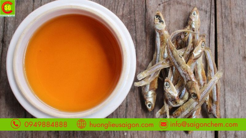Mùi nước mắm cá cơm đậm đà