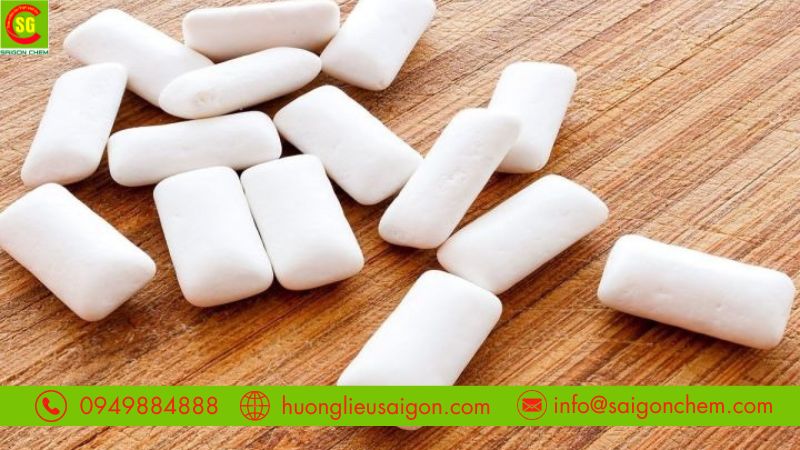 Ứng dụng TiO2 trong kẹo cao su