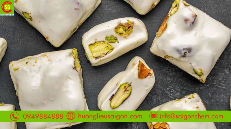 Liều lượng sử dụng màu trắng phù hợp trong bánh kẹo