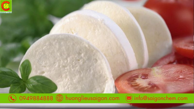 Ứng dụng màu trắng TiO2 sản xuất phô mai