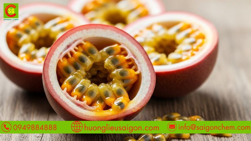 Hương chanh dây tạo mùi thơm chua ngọt