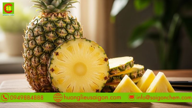 Hương dứa ổn định v&agrave; tạo m&ugrave;i tự nhi&ecirc;n