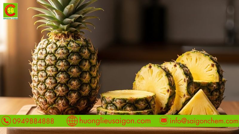 Hương dứa mang m&ugrave;i thơm ngọt dịu