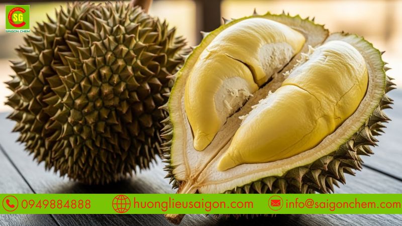 Hương sầu riêng ổn định mùi khi chế biến