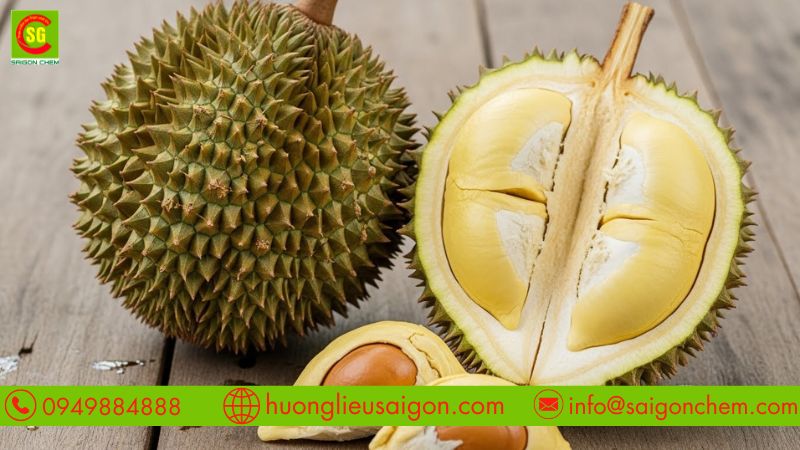 Hương sầu riêng tạo mùi đặc trưng