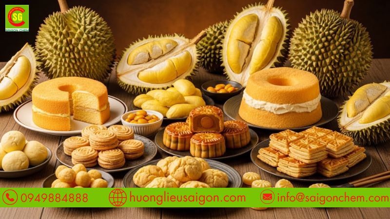 Ứng dụng mùi sầu riêng trong bánh kẹo