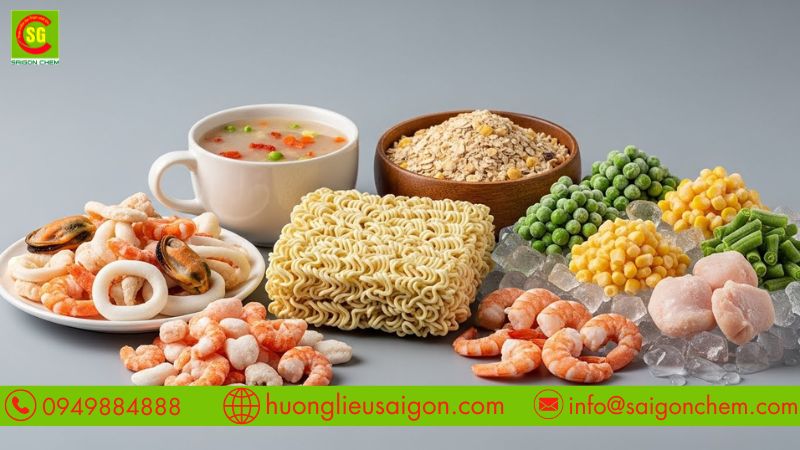 Hương hải sản trong thực phẩm ăn liền