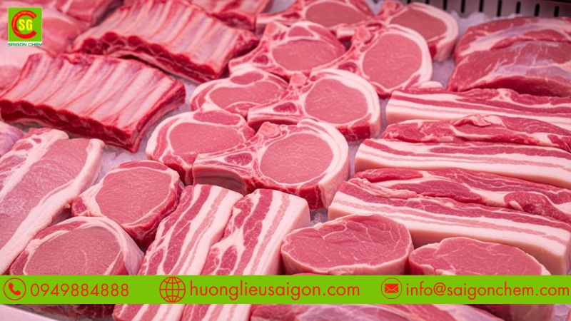 Sử dụng hương thịt heo đ&uacute;ng liều lượng