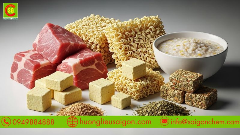 Ứng dụng hương thịt heo trong sản phẩm ăn liền