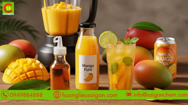 Hương xoài sử dụng trong đồ uống