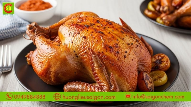 Những đặc tính mùi vị tạo nên sức hấp dẫn của hương gà quay