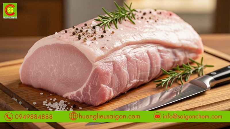 Tạo m&ugrave;i m&ugrave;i thơm đặc trưng của thịt heo sau khi chế biến