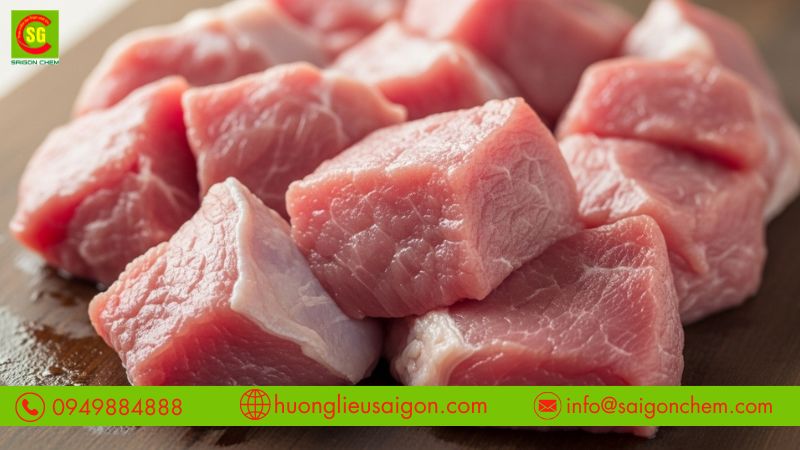 Vai tr&ograve; của hương thịt heo trong việc tạo m&ugrave;i thịt ch&iacute;n