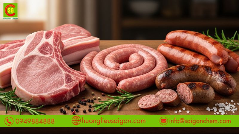 Kết hợp hương thịt l&agrave;m x&uacute;c x&iacute;ch với c&aacute;c nguy&ecirc;n liệu kh&aacute;c