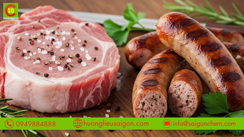 Giới thiệu hương thịt heo l&agrave;m x&uacute;c x&iacute;ch tạo m&ugrave;i thơm tự nhi&ecirc;n