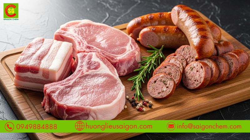 Hương thịt heo gi&uacute;p ổn định hương vị cho sản phẩm