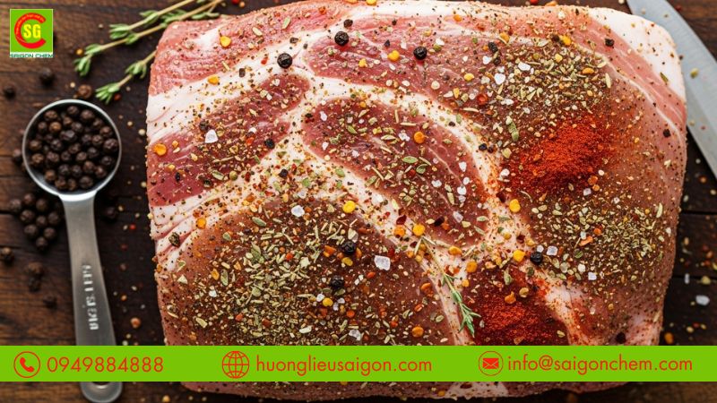 Giới thiệu hương thịt heo d&ugrave;ng cho gia vị n&ecirc;m