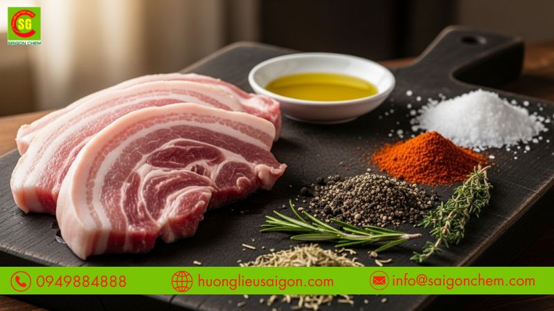 Đặc điểm v&agrave; vai tr&ograve; của hương thịt heo trong gia vị