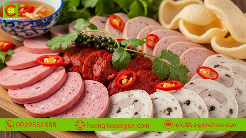 Sử dụng hương thịt heo cho gi&ograve; chả đ&uacute;ng liều lượng