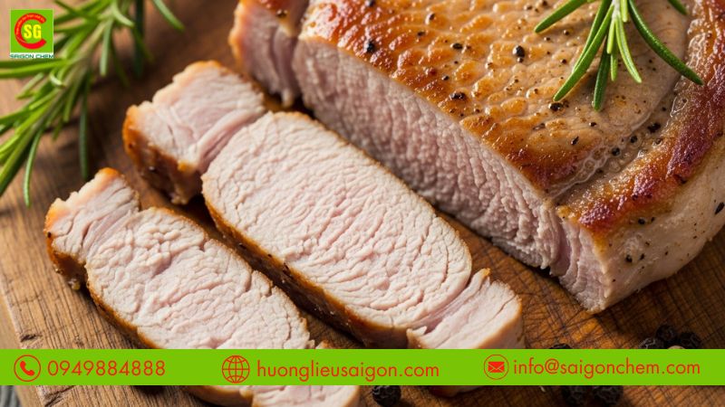 Hương thịt heo tổng hợp ít bị biến đổi mùi khi gia nhiệt