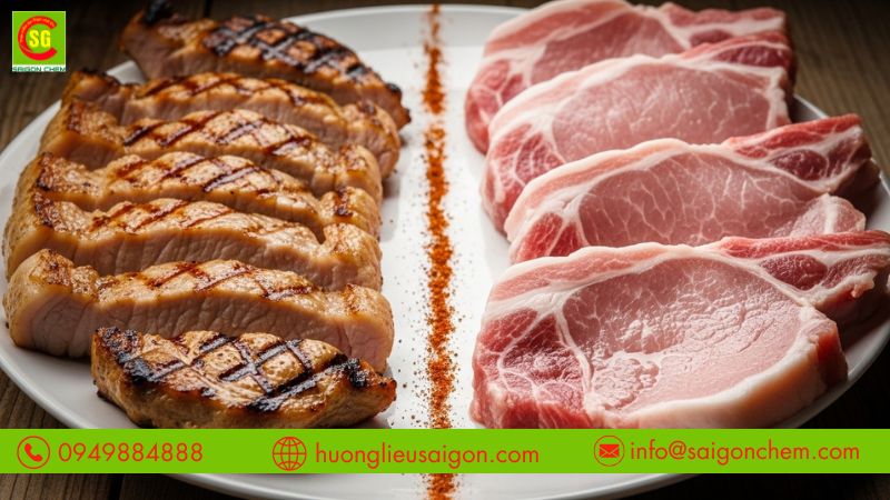 Phân biệt hương thịt heo tổng hợp và tự nhiên