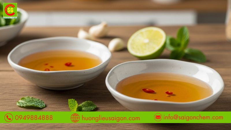 Hương nước mắm dễ sử dụng trong chế biến thực phẩm