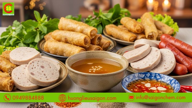 Hương nước mắm dạng lỏng được ứng dụng đa dạng