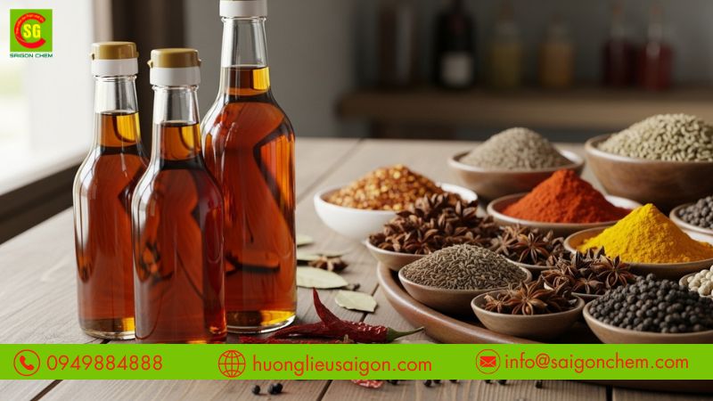 Sử dụng hương nước mắm cho các loại gia vị khác nhau