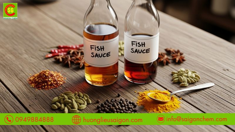 Hương tạo mùi mắm đậm đà và dễ kiểm soát