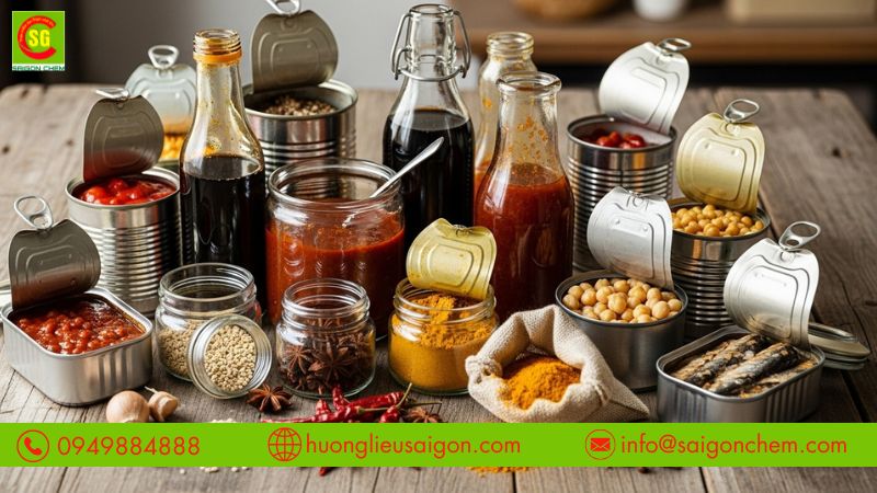 Hương nước mắm tạo mùi tự nhiên cho thực phẩm