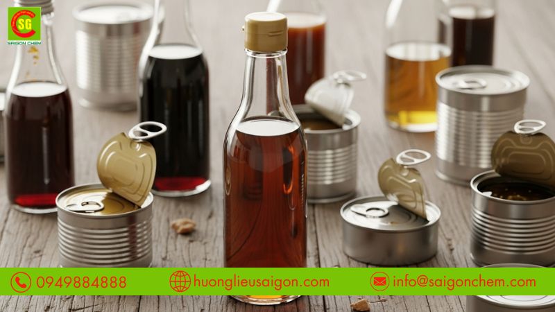 Sử dụng hương nước mắm tạo mùi cho các loại nước chấm và đồ hộp