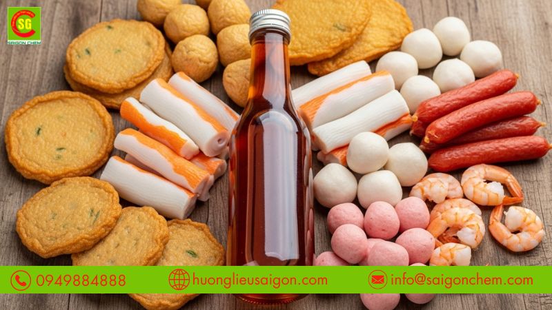 Dễ phân tán và sử dụng hương nước mắm cho chế biến