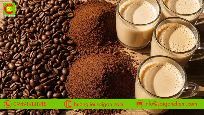 Hương c&agrave; ph&ecirc; ổn định khi gia nhiệt cao