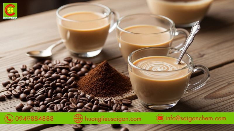 Ứng dụng hương c&agrave; ph&ecirc; trong c&aacute;c loại sữa