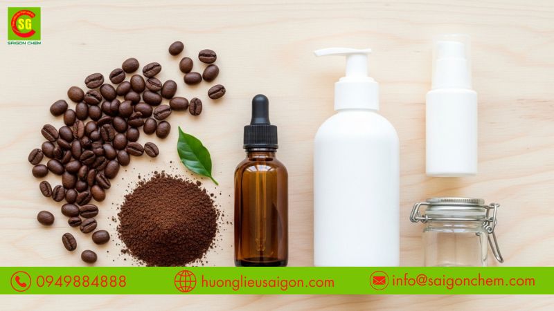 Hương c&agrave; ph&ecirc; d&ugrave;ng trong mỹ phẩm tạo m&ugrave;i thơm tự nhi&ecirc;n