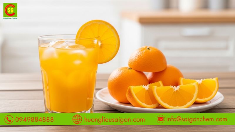Sử dụng hương cam đ&uacute;ng liều lượng