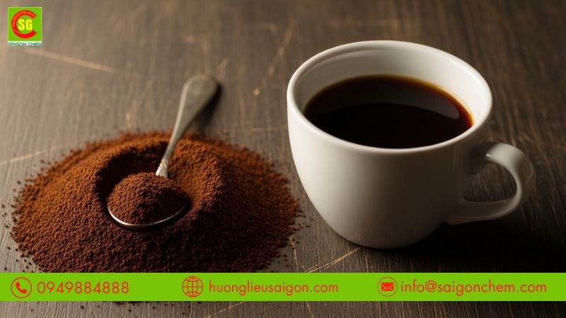 Giới thiệu hương cà phê dạng bột và lỏng