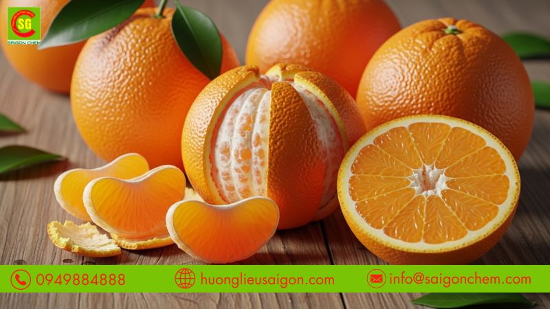 Vai tr&ograve; hương cam trong việc ổn định m&ugrave;i khi gia nhiệt