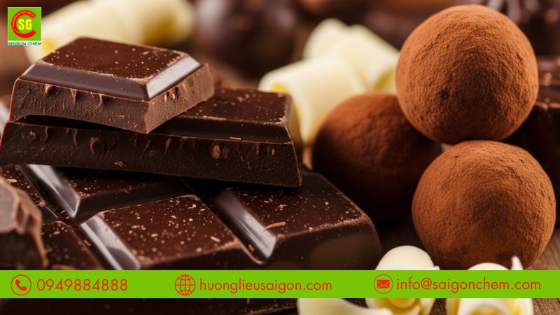 Chất tạo m&ugrave;i hương socola c&oacute; vai tr&ograve; tạo m&ugrave;i thơm đặc trưng