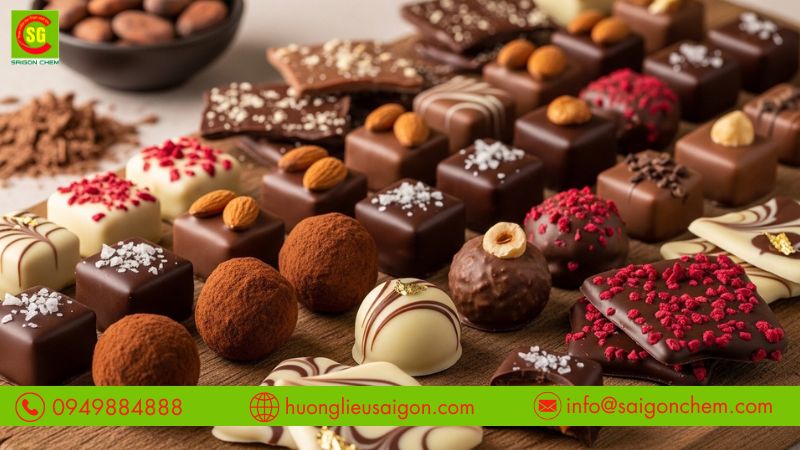 C&ocirc;ng dụng hương socola trong ng&agrave;nh chế biến thực phẩm