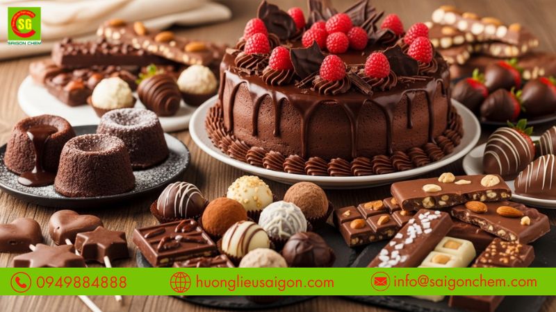 Hương socola trong sản xuất b&aacute;nh kẹo gi&uacute;p ổn định m&ugrave;i