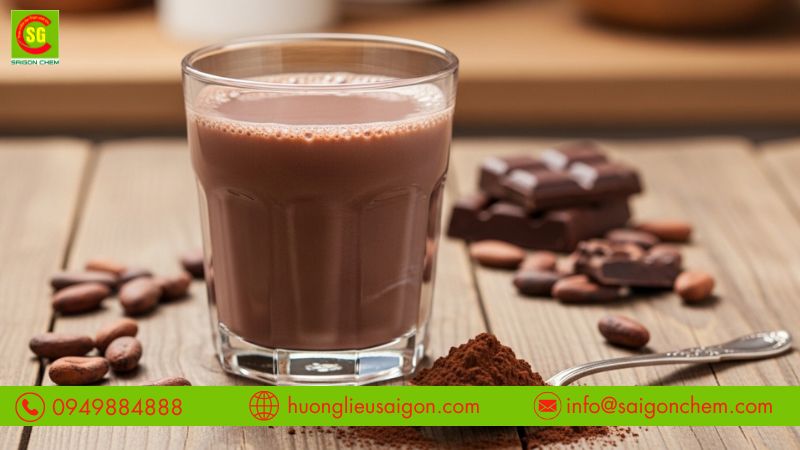 Hương socola gi&uacute;p tăng hương vị v&agrave; cảm quan sữa