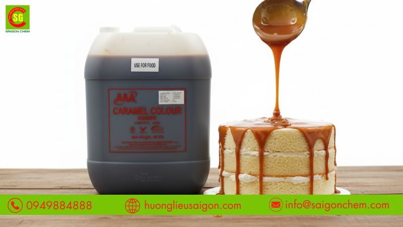 Nâu caramel giúp sản phẩm hấp dẫn và đồng đều màu sắc
