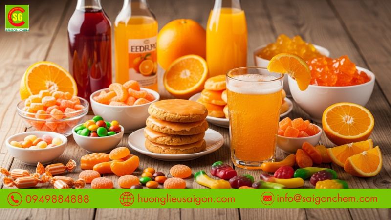 Tạo m&agrave;u cam tự nhi&ecirc;n cho chế biến thực phẩm