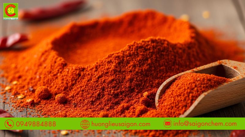 Paprika oleoresin là màu tự nhiên chiết xuất từ ớt