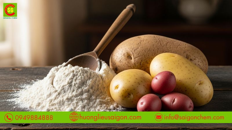 Ứng dụng tinh bột khoai t&acirc;y trong chế biến thực phẩm