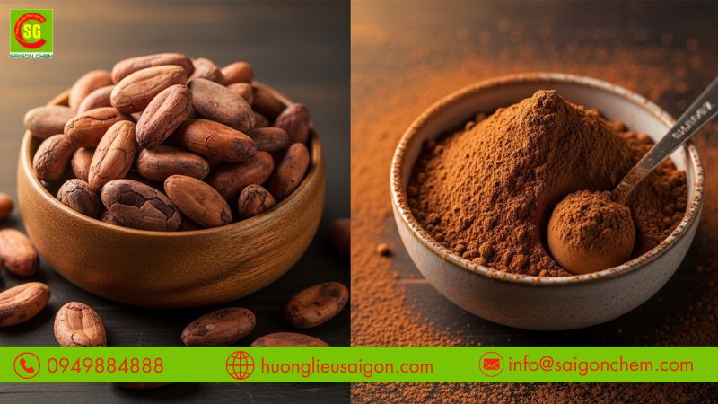 Ứng dụng bột cacao trong b&aacute;nh kẹo v&agrave; đồ uống
