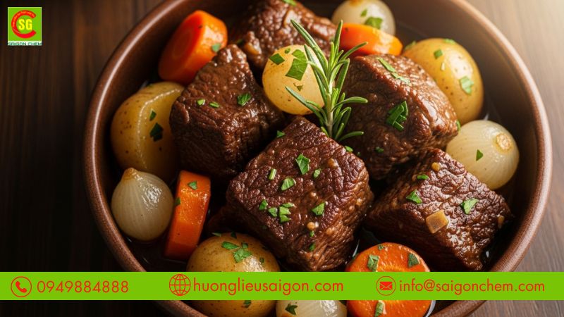 Tăng cường m&ugrave;i b&ograve; cho thực phẩm chế biến